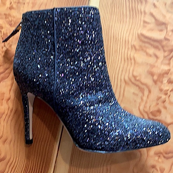 Sam Edelman  'Kourtney'  glitter ankle booties 6.5 - Picture 1 of 7